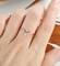 Marquise cut moissanite wedding band, vintage rose gold ring, personalized gift cubic zirconia wedding ring, promise valentines gifts product 5